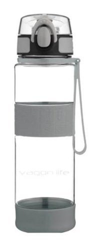 Uzspace 6005 Clever Trian Gri Plastik Okul Çocuk Suluk 350 ml