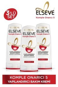 L'oréal Paris Elseve Komple Onarıcı 5 Aminoasit-Seramid Saç Kremi 3x390 ml
