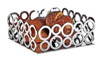 Narin Roma 15,5x21,5x6 Cm Gümüş Ekmek Kutusu