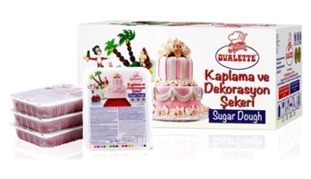 Katsan Ovalette Kırmızı Şeker Hamuru 1 kg