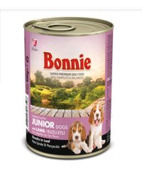 Bonnie Süper Premium Kuzu Etli Et Parçacıklı Yavru Yaş Köpek Maması 400 gr