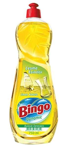 Bingo Dynamic Çeşme Esintisi Limon Kokulu Sıvı El Bulaşık Deterjanı 675 gr