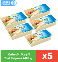 Pınar Tost Peyniri Kaşar İnek Peynir 5x600 gr