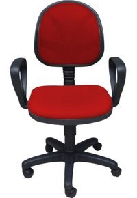 Obc Ofis Büro Concept Kolçaklı Dönerli Bordo Çalışma Sandalyesi