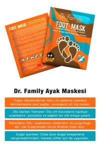 Dr. Family Ölü Deri-Çatlak Çorap Tipi Ayak Maskesi
