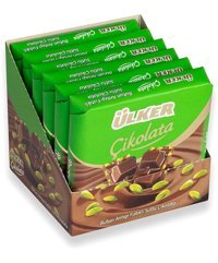 Ülker Kare Antep Fıstıklı Sütlü Çikolata 65 gr 6'lı