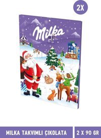 Milka Takvimli Sütlü Sütlü Çikolata 90 gr 2'li