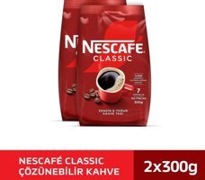 Nescafe Classic Paket Granül Kahve 2x300 gr
