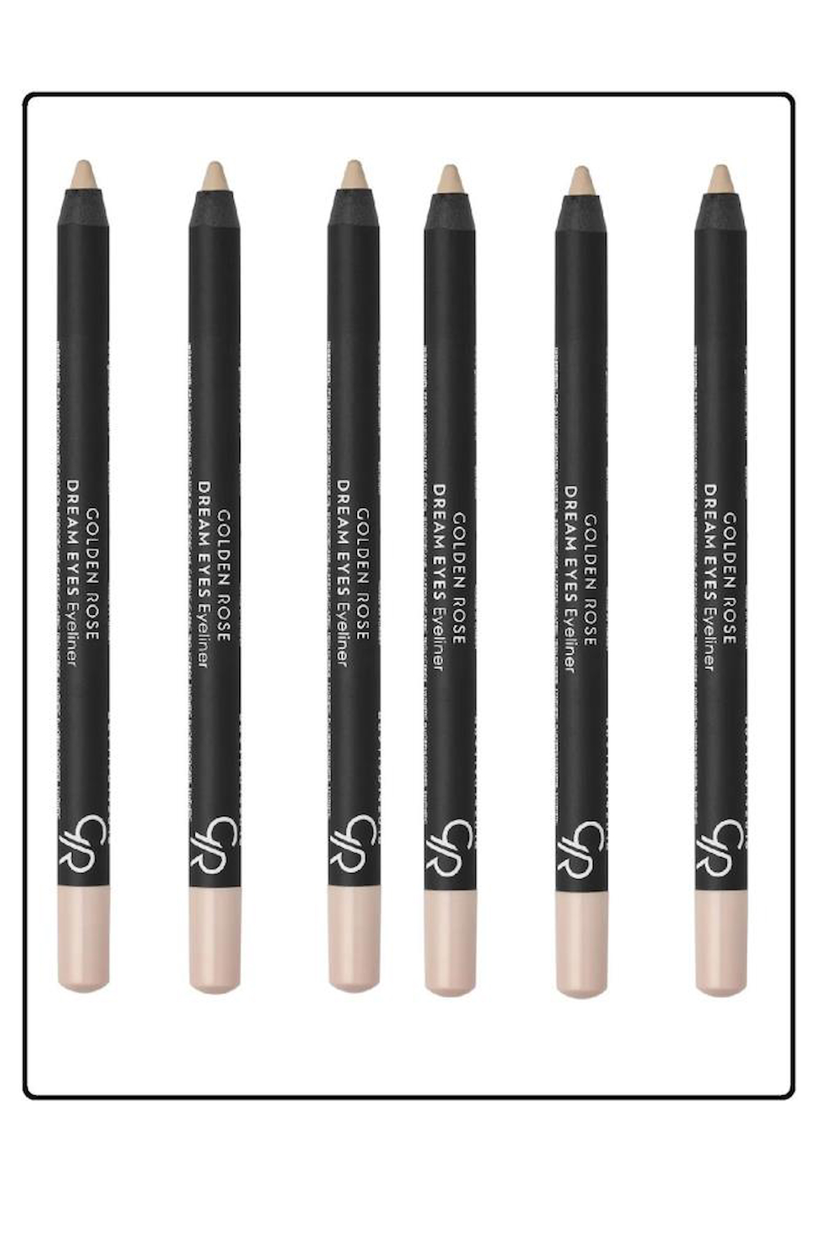 Golden Rose Dream Eyes No:426 Bone White Göz Kalemi 6 Adet