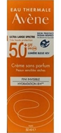 Avene Créme Sans Parfum 50 Faktör Hassas-Kuru Ciltler İçin Nemlendirici Mineral Filtreli Suya Dayanıklı Yüz Güneş Kremi 50 ml