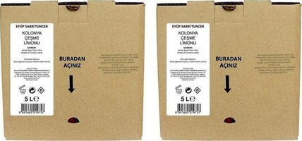 Eyüp Sabri Tuncer Çeşme Limonu Karton Şişe Kolonya 2x5 lt