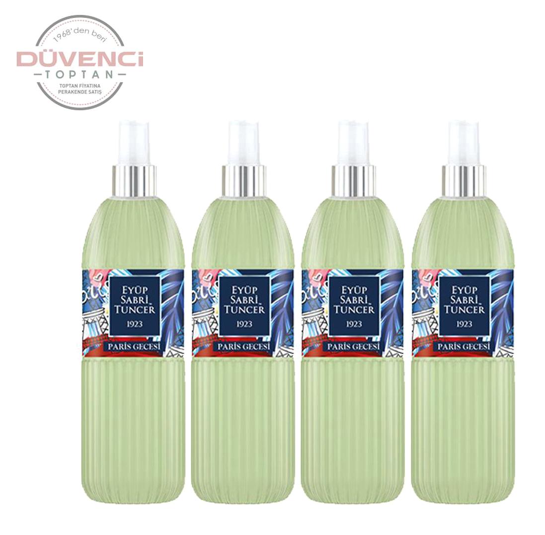 Eyüp Sabri Tuncer Paris Gecesi Sprey Pet Şişe Kolonya 4x150 ml