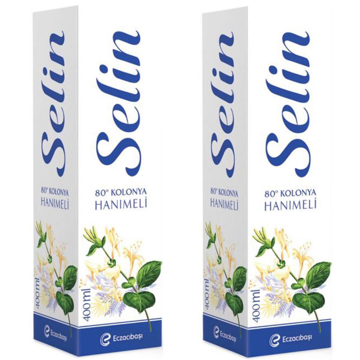Selin Hanımeli Pet Şişe Kolonya 2x400 ml
