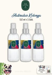 Eyüp Sabri Tuncer Hatıralar Sprey Pet Şişe Kolonya 3x150 ml