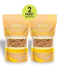 Mom's Natural Foods Muzlu-Cevizli Granola 2x360 gr
