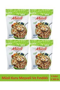 Harras Kuru Meyveli-Fındıklı Müsli 4x300 gr