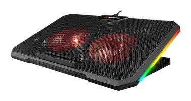 Rampage AD-RC12 2 Fanlı Plastik 17 inç Laptop Soğutucu