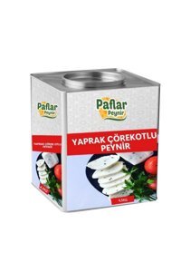 Paflar Peynir Çörekotlu Yaprak İnek Peyniri 4.5 kg