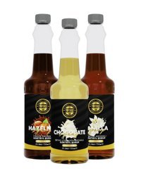 By Tüfekçi Vanilya-Beyaz Çikolata-Fındık Kahve Şurubu 3x750 ml