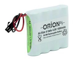 Orion 4.8 V 1800 mAh AA Kalem Sarjlı Pil 4'lü