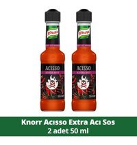 Knorr Acısso Extra Hot 2x50 ml Red Pepper Acı Sos