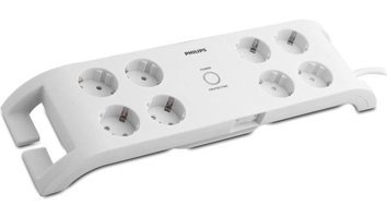 Philips 8'li Soket 2 metre Usb'li Kablolu Çiftli Akım Korumalı Priz