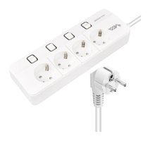 Powermaster Vea Xman 4'lü Soket 1.5 metre Usb'li Kablolu Tekli Akım Korumalı Priz