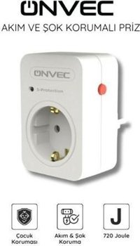 Onvec Basic Tekli Soket Usb'li Kablosuz Tekli Akım Korumalı Priz