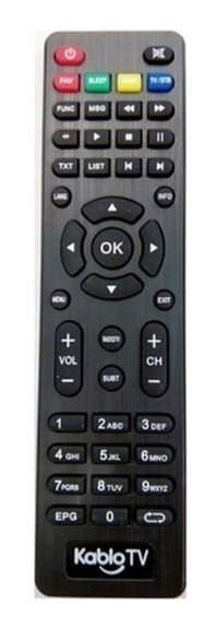 Neta 8950 Teledünya HD Kablo TV Uzaktan Kumanda Siyah