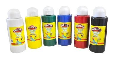 Play-Doh Yıkanabilir 30 ml 6'lı Turuncu Parmak Boyası