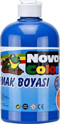 Nova Color NC-372 500 ml Tekli Mavi Parmak Boyası