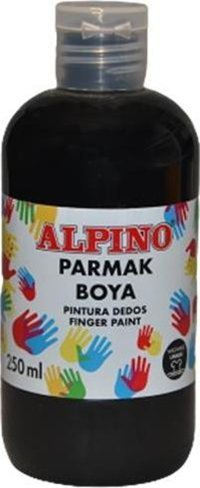 Alpino Yıkanabilir 250 ml Tekli Siyah Parmak Boyası