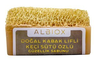 Albiox Kabak Lifli-Keçi Sütü Katı Sabun 130 gr