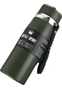 Shinee Sport Paslanmaz Çelik 800 ml Outdoor Termos Termos Yeşil