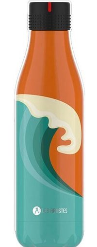 Les Artistes Paris Wave Paslanmaz Çelik 500 ml Outdoor Şişe Termos Çok Renkli