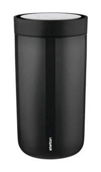 Stelton To Go Click Paslanmaz Çelik 0.2 lt Outdoor Bardak Termos Siyah