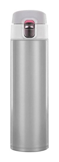 Forzacase Fc432 Paslanmaz Çelik 400 ml Pipetli Outdoor Matara Termos Gümüş