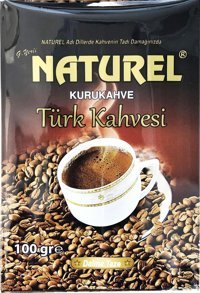 Naturel Kavrulmuş Sade Çifte Kavrulmuş Türk Kahvesi 100 gr