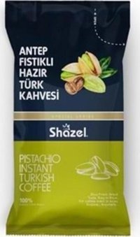 Shazel Tek İçimlik Antep Fıstıklı Orta Kavrulmuş Türk Kahvesi 12 gr