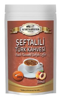 Kuybet Kahvecilik Şeftalili Orta Kavrulmuş Türk Kahvesi 200 gr