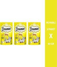 Dreamies Peynir Yetişkin Kedi Maması 3x60 gr