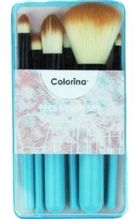 Colorina 7'li Makyaj Fırça Seti Mavi