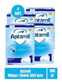 Aptamil Milupa Tahıllı Probiyotikli 1 Numara Bebek Sütü 4x900 gr