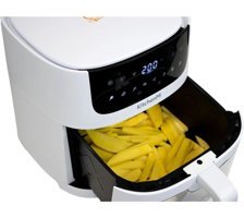 Kitchen 6 lt Kapasite Beyaz Sıcak Hava Fritözü