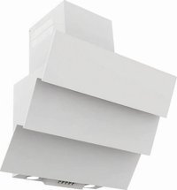Tragen Safran 105 W 600 m³ 60 cm Cam Karbon Filtreli Bacalı Duvar Tipi Davlumbaz Beyaz