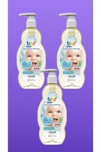 Uni Baby Göz Yakmayan Yenidoğan İçin Bebek Şampuanı 3x500 ml
