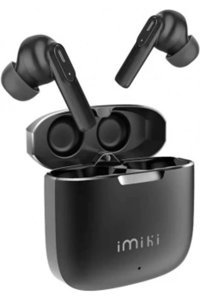 Imiki Mt2 Android & iOS Uyumlu Silikonlu Kablosuz Kulak İçi Bluetooth Kulaklık Siyah
