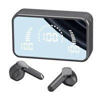 Salile S20 Android & iOS Uyumlu Su Geçirmez 5.2 Silikonsuz Gürültü Önleyici Kablosuz Kulak İçi Bluetooth Kulaklık Siyah