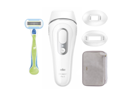 Braun Silk Expert Pro 3 PL3132 300000 Atım Yüz Koltuk Altı Tüm Vücut İçin 2 Başlıklı IPL Lazer Epilasyon Aleti
