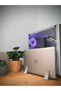 Osqar Dikey Kullanım Taşınabilir Ayaklı Laptop Standı
